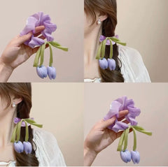 Trendy Tulip Scrunchies (Pair of 2)