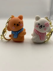 Bubu Dudu magnetic keychain for couples