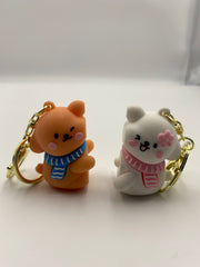 Bubu Dudu magnetic keychain for couples