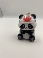 Panda I Love you talking keychain