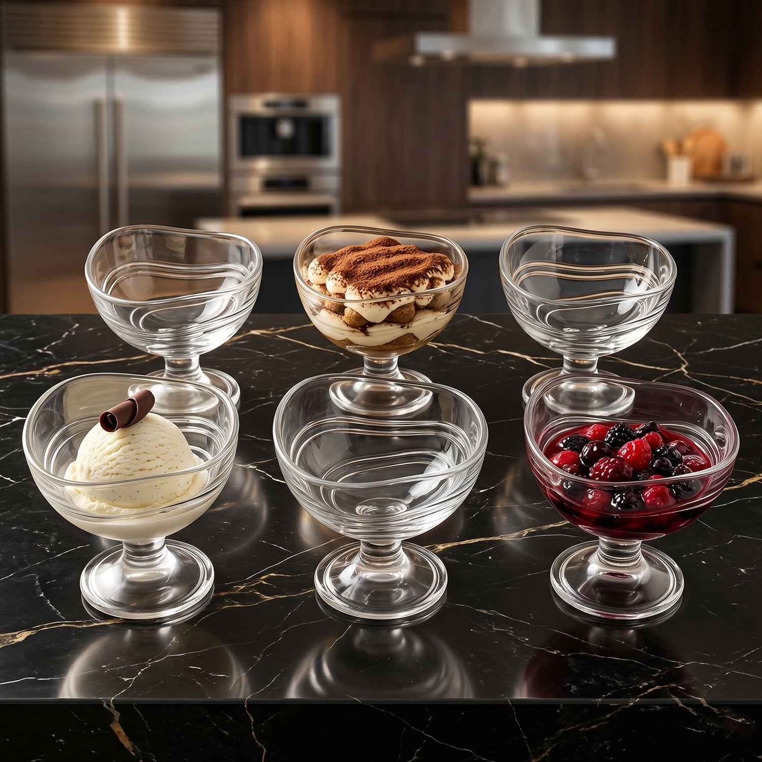Unbreakable Creamy Dessert Bowls Ð Elegant, Durable & Crystal Clear