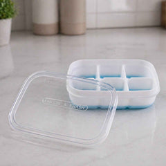 Mini Plastic 6-Cavity Ice Cube Tray Ð Space-Saving & Reusable
