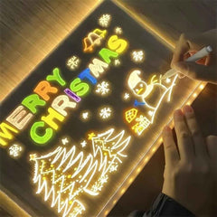 LED Acrylic Writing Board – USB Powered Illuminated Display