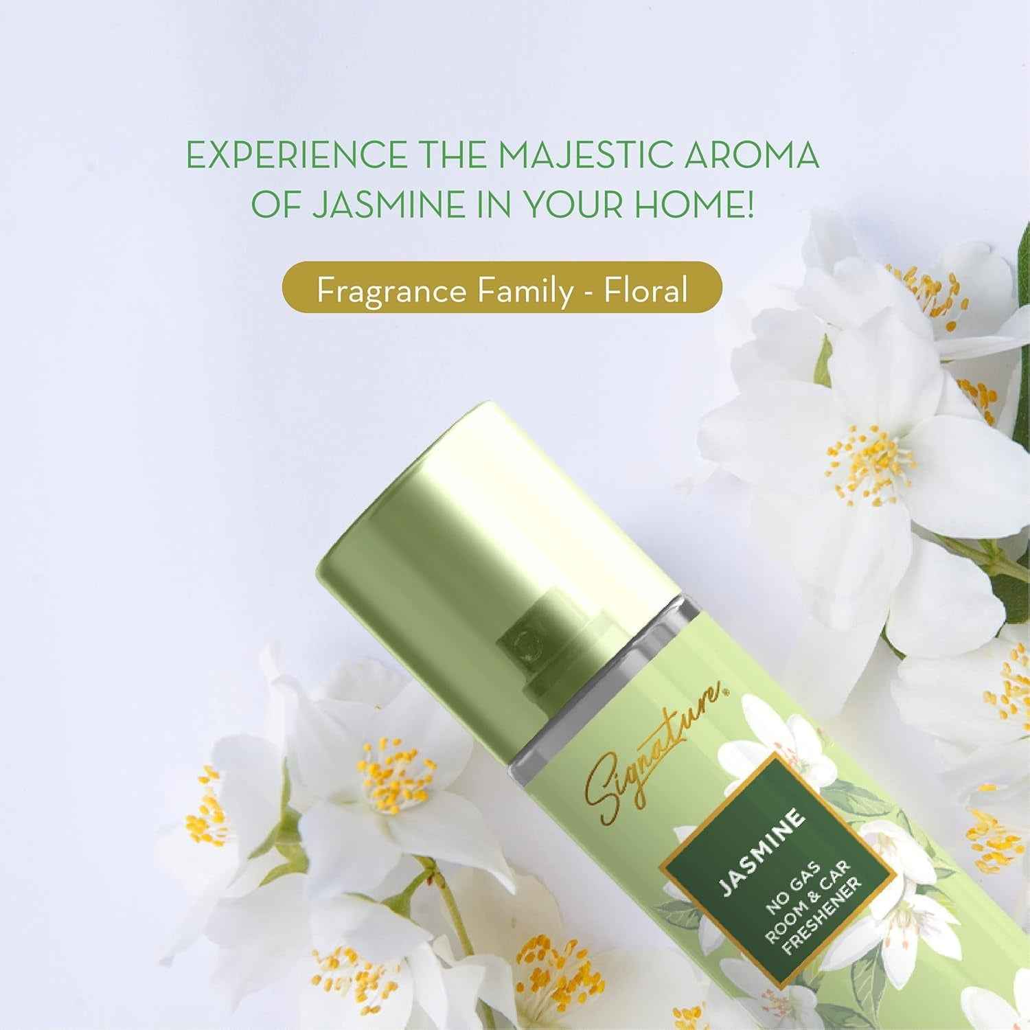 Jasmine Room & Car Freshener Spray Ð Long-Lasting Floral Fragrance