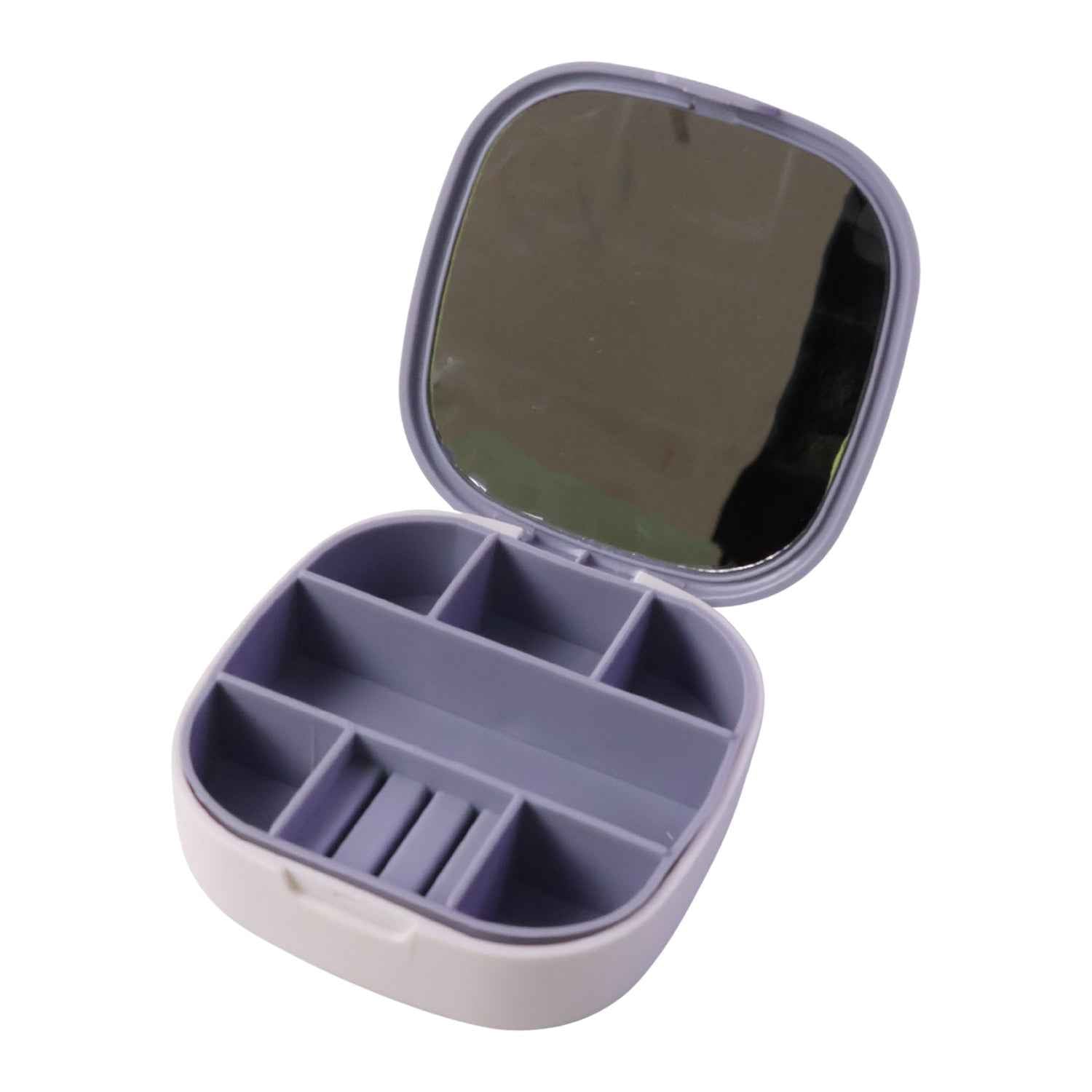 Plastic Jewelry Storage Box Ð Compact & Travel-Friendly Organizer