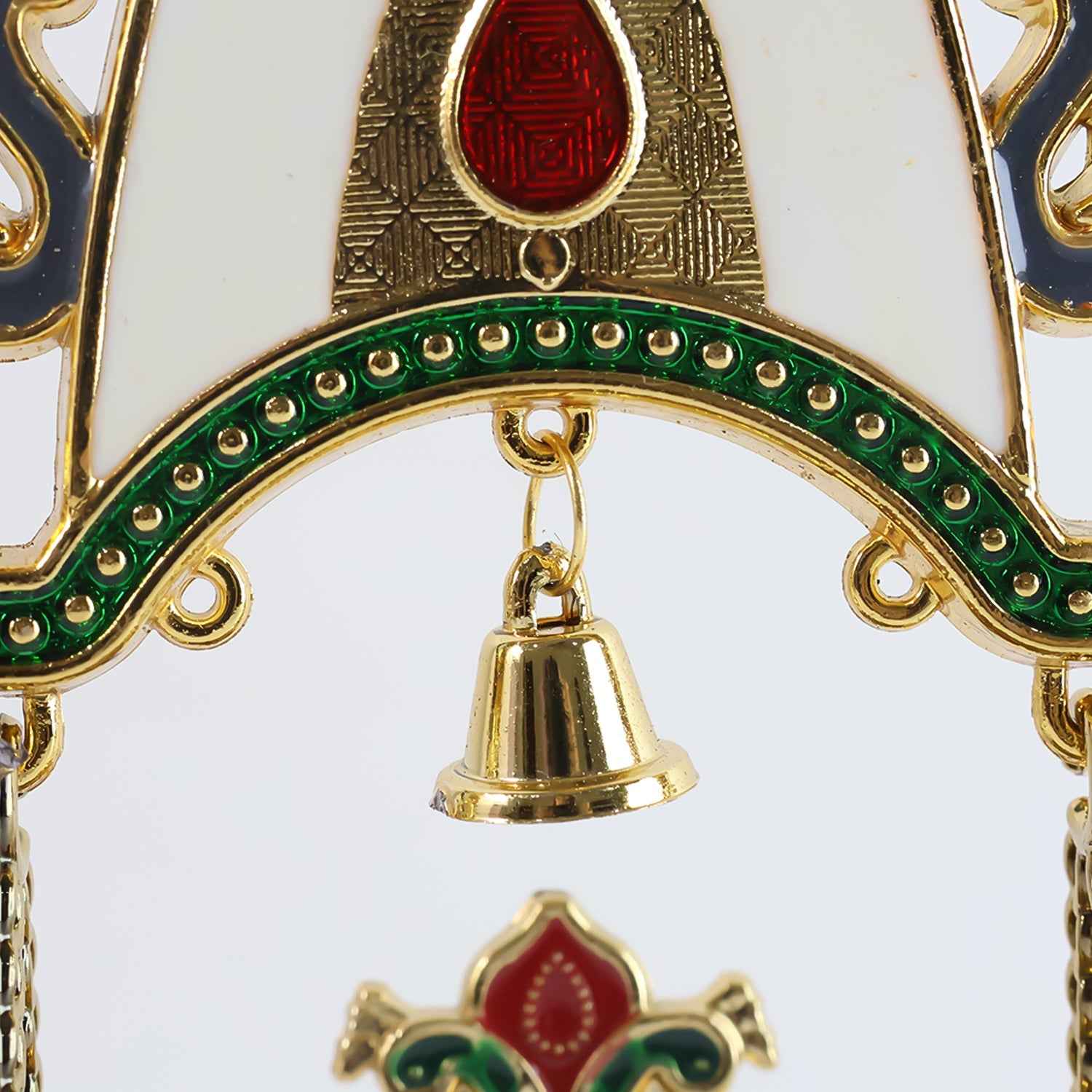 Pooja Jhula Mandir – Traditional Decorative Idol Swing with Bell