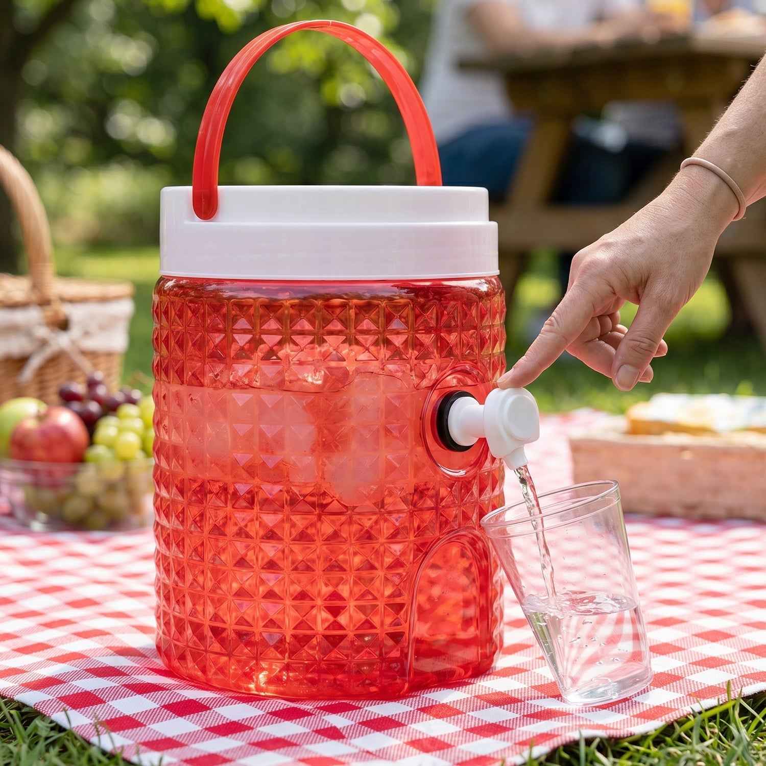 Plastic Water Jug 4.5 Litre – Diamond Cut & Leakproof | ChillPour