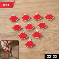Lips Shape Bag Charm Keychain – Trendy Decoration for Bags & Keys