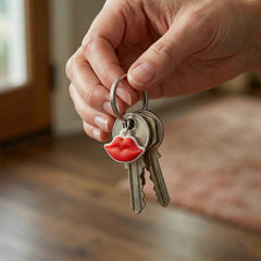 Lips Shape Bag Charm Keychain – Trendy Decoration for Bags & Keys