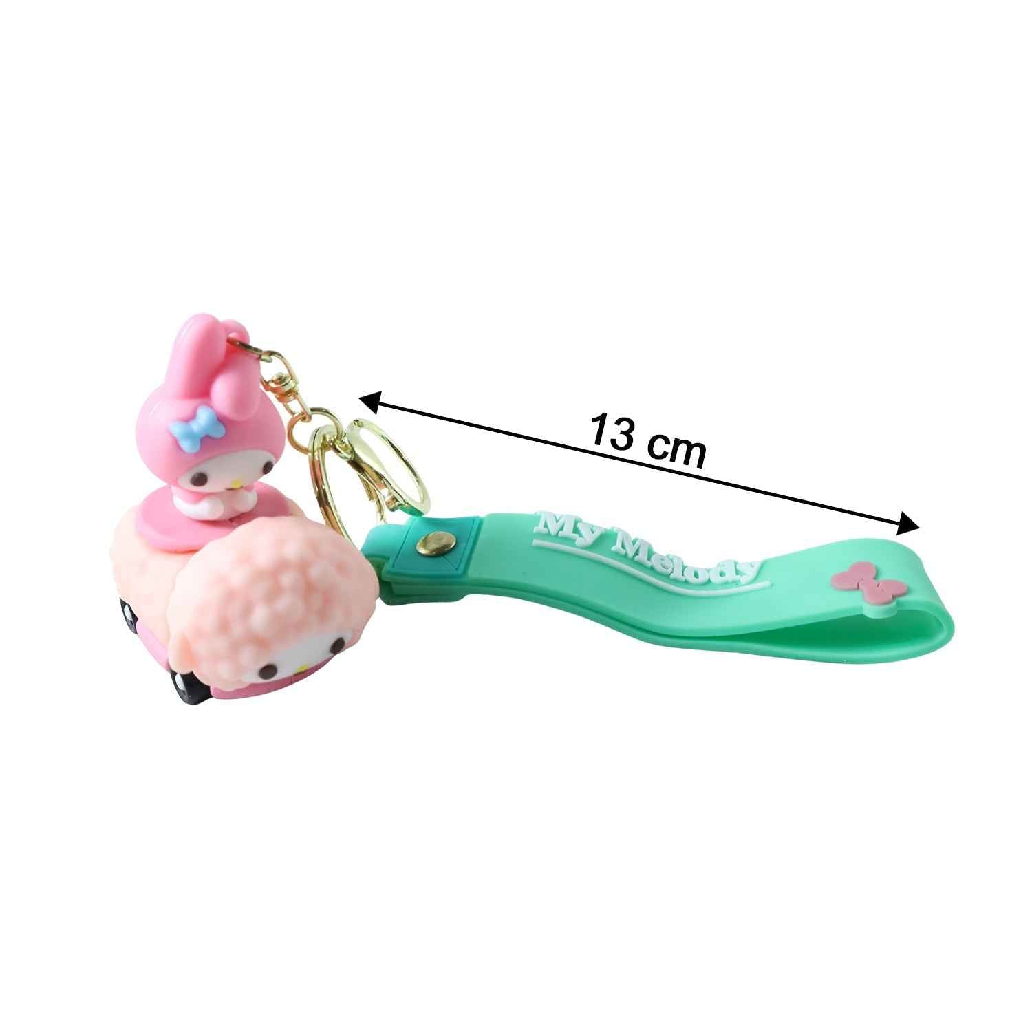 Cartoon Silicone Keychain – Cute Character with Flexible Strap