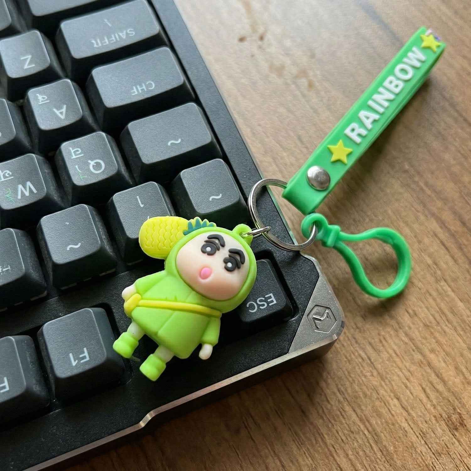 Cute Cartoon Doll Keychain – Vibrant & Lightweight Accessory