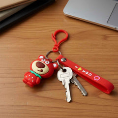 Cartoon Bear Figure Keychain – Cute & Stylish Accessory