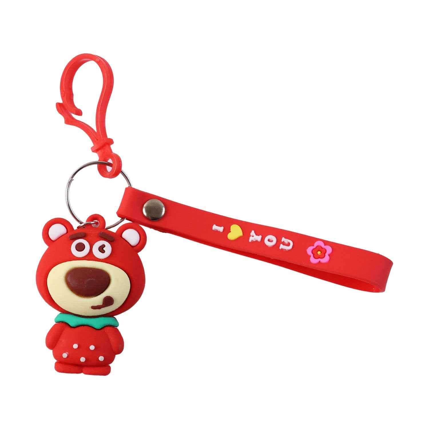 Cartoon Bear Figure Keychain – Cute & Stylish Accessory