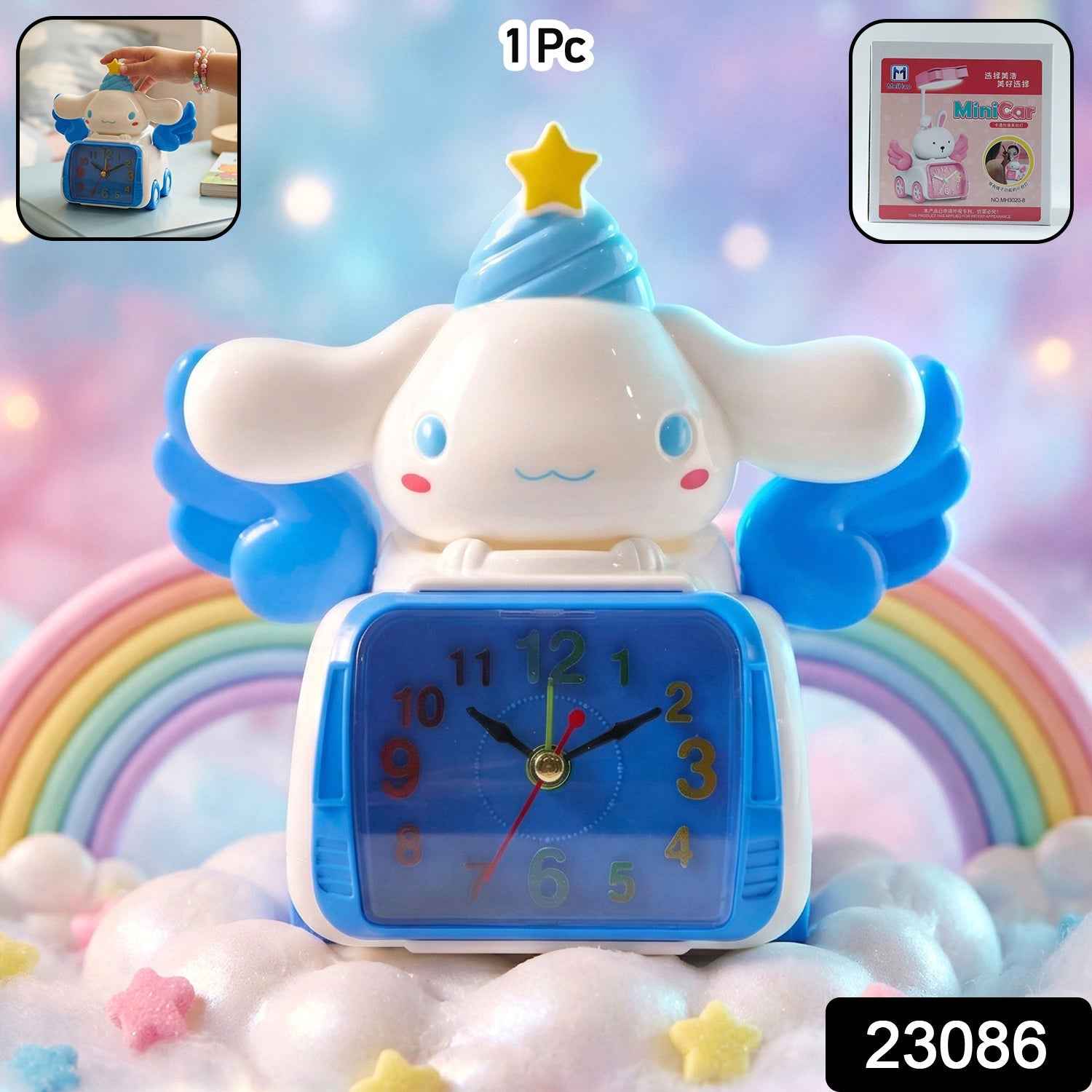 Kids Cartoon Bunny Alarm Clock – Cute, Vibrant & Fun Design