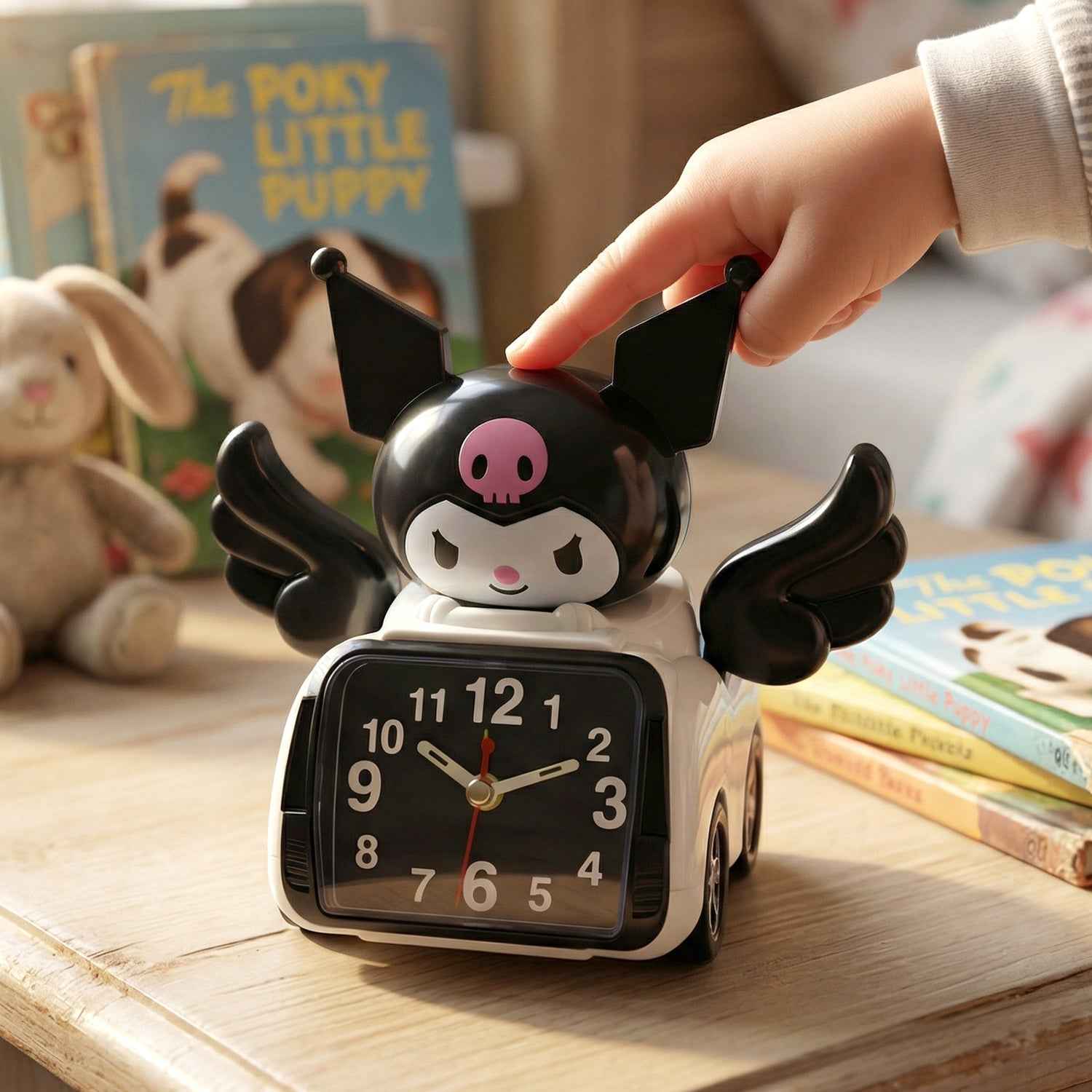 Kids Cartoon Alarm Clock – Fun & Bright Bedside Accessory