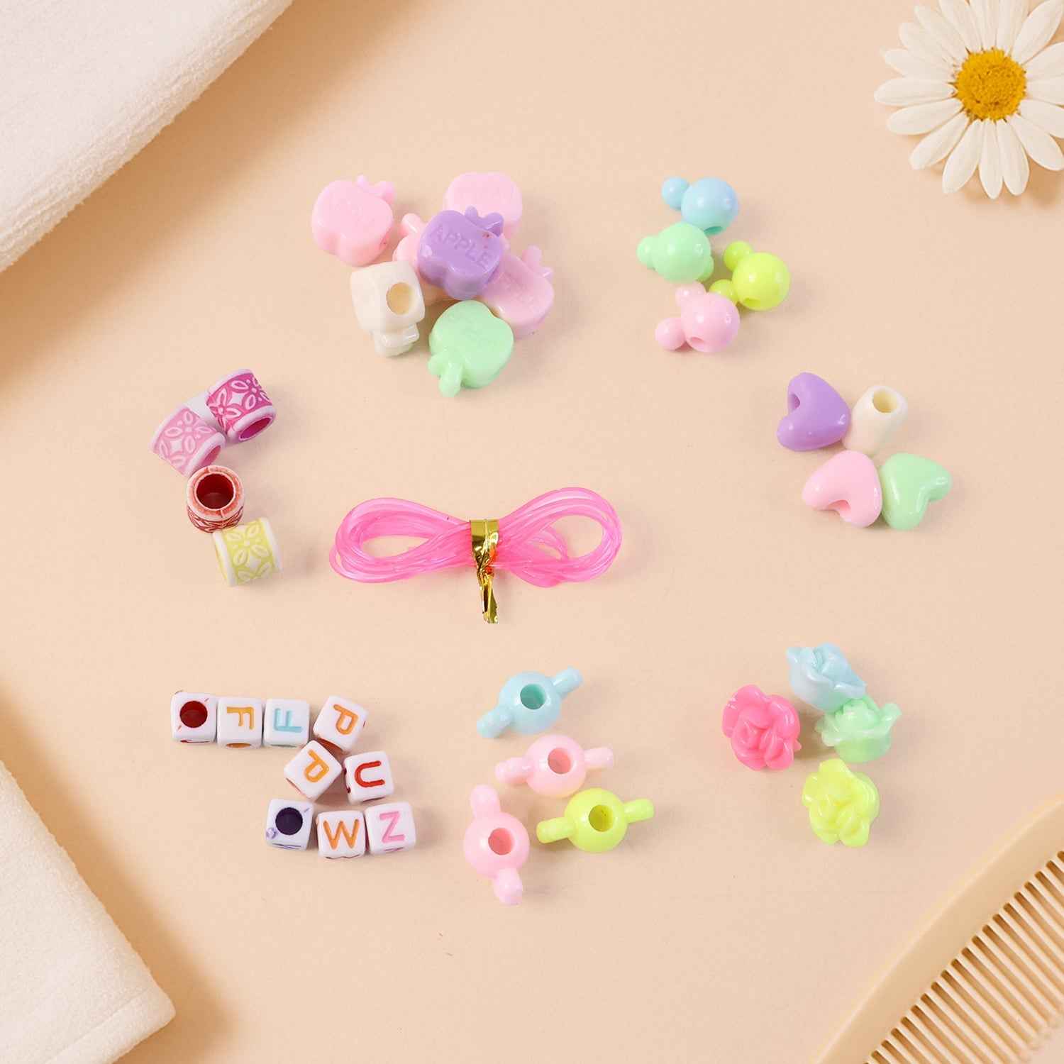 DIY Beading Jewellery Making Kit – Creative Bracelet & Necklace Set for Kids