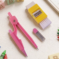 Kids geometry drawing tools for school projects
