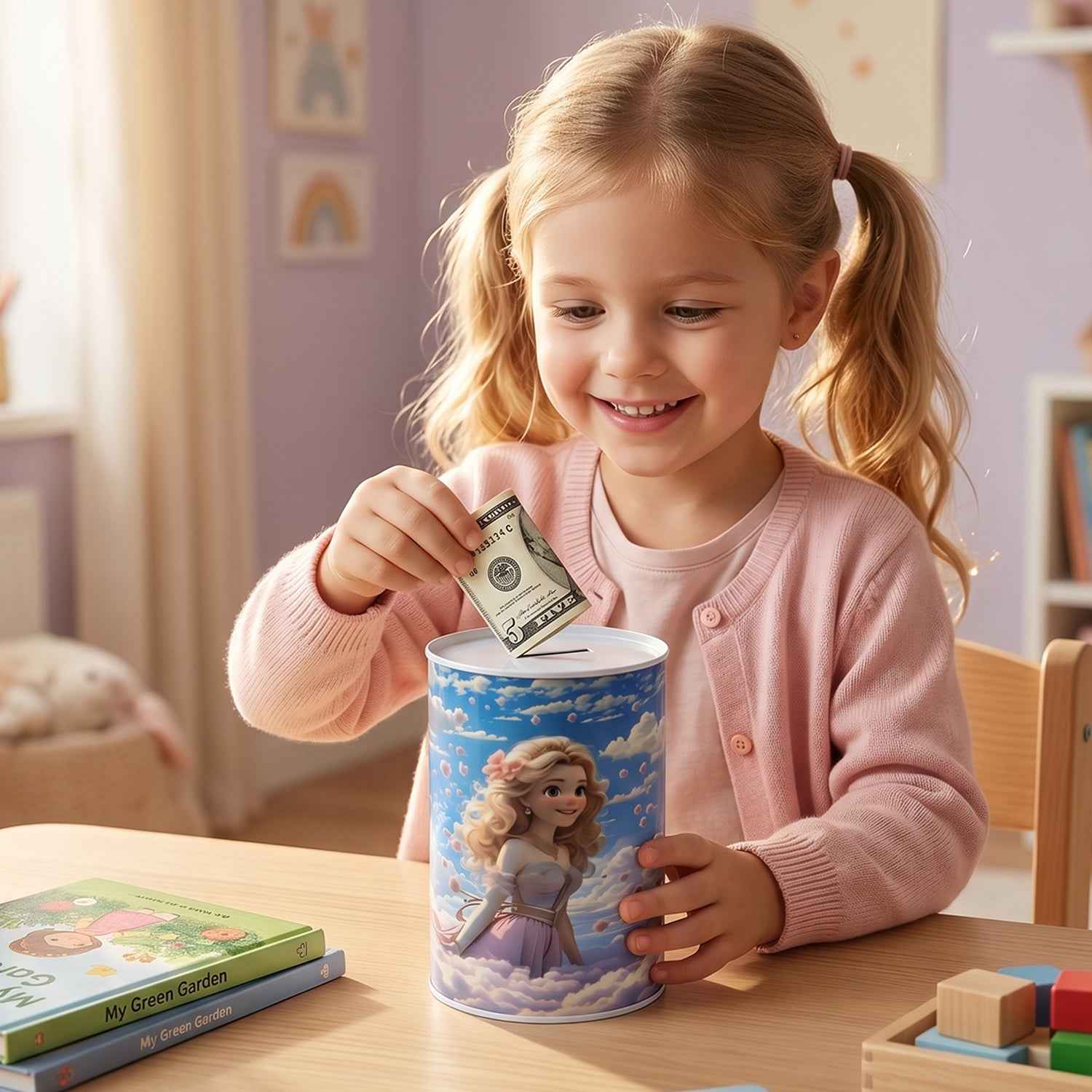 Kids Money Bank Ð Durable Princess Saving Box for Children