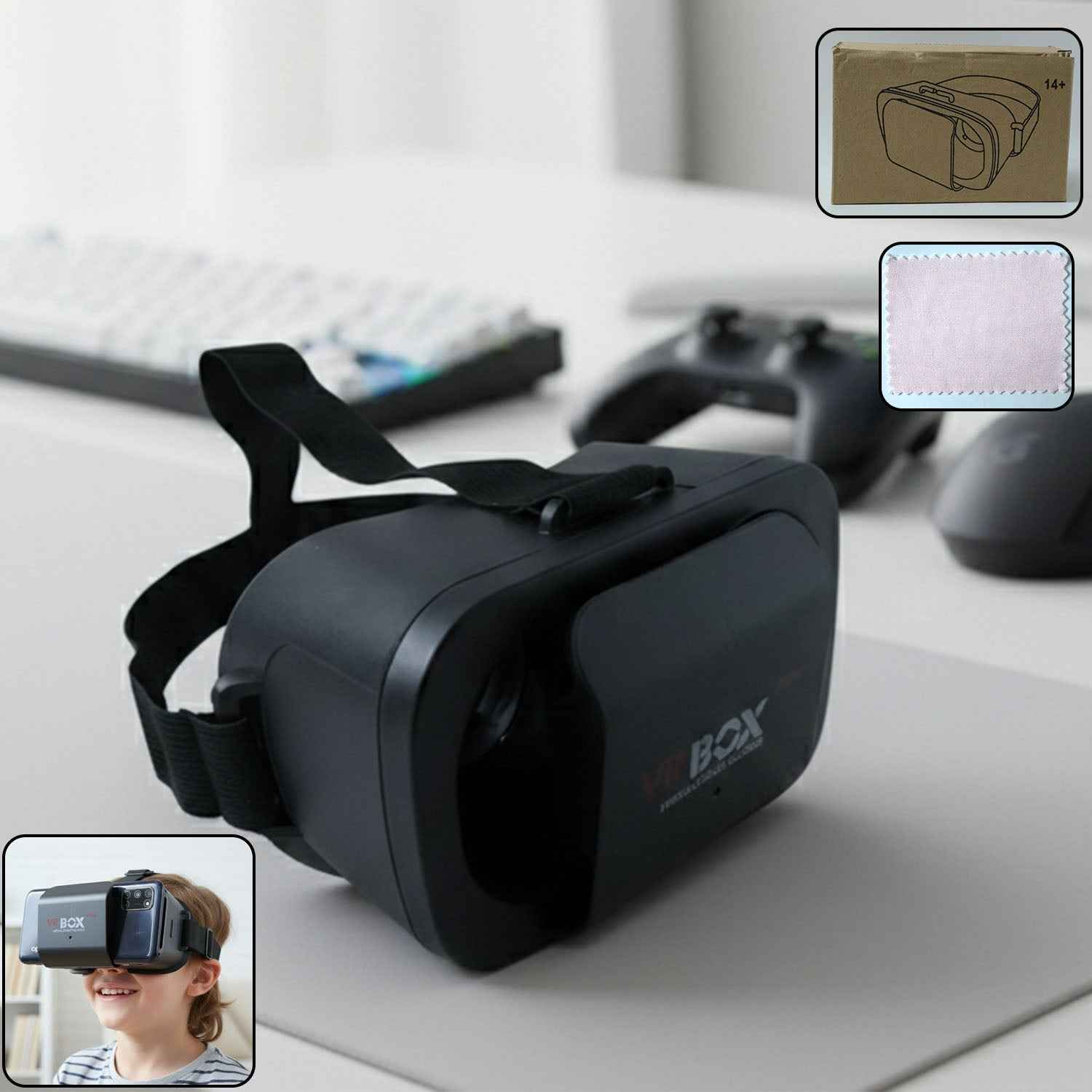 VR Box Headset – Immersive Smartphone Virtual Reality Experience