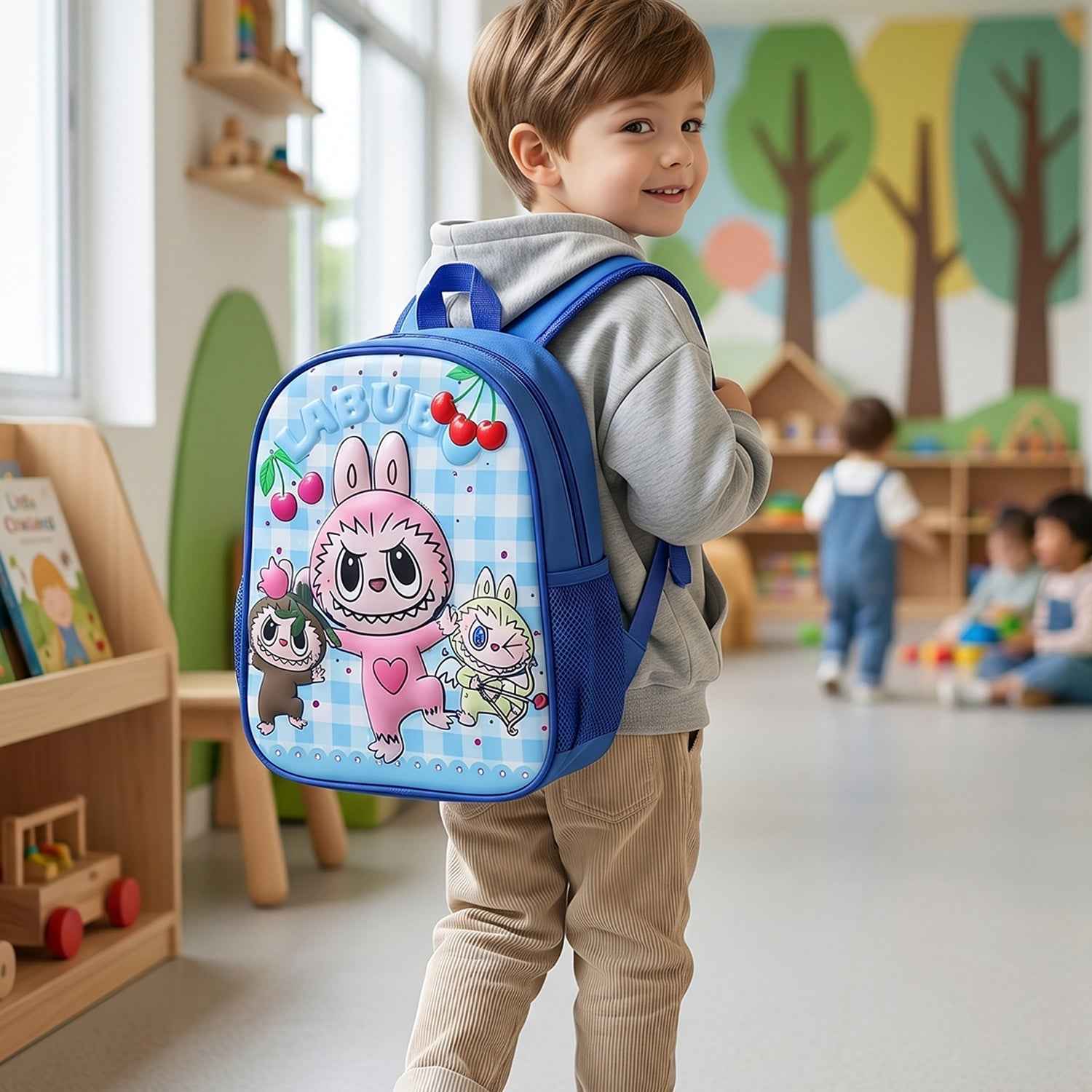 Kids Cartoon Backpack Ð Lightweight & Spacious for Small Kids