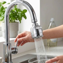 Water-Saving Faucet Aerator – 360° Rotating & Dual Mode Efficiency