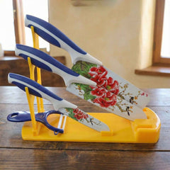 Plastic Kitchen Knife Stand – Durable & Space-Saving | CookAura