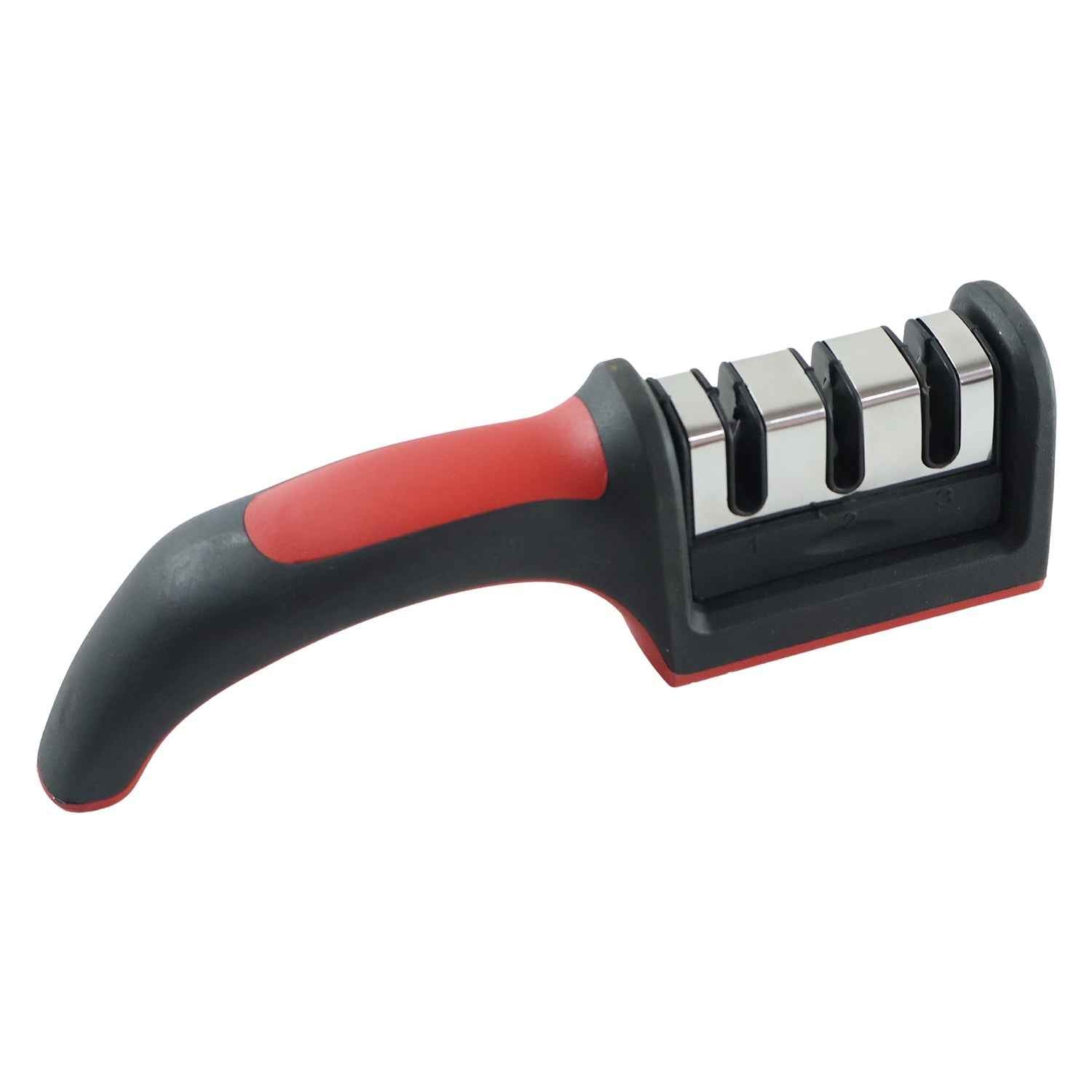 3 Stage Kitchen Knife Sharpener – Ergonomic & Efficient