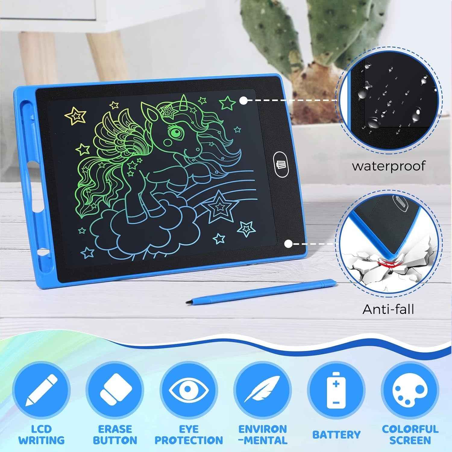 10.5 Inch LCD Writing Tablet Ð Reusable for Kids & Office