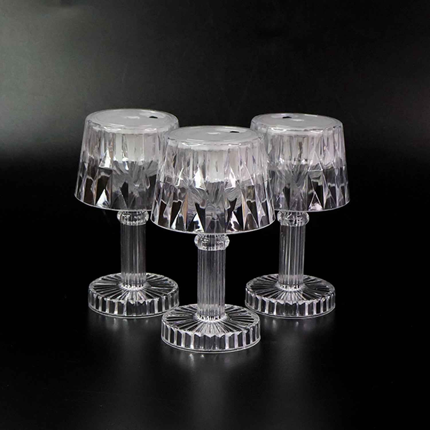 LED Mini Table Lamp Set – Battery Operated Decorative Ambience