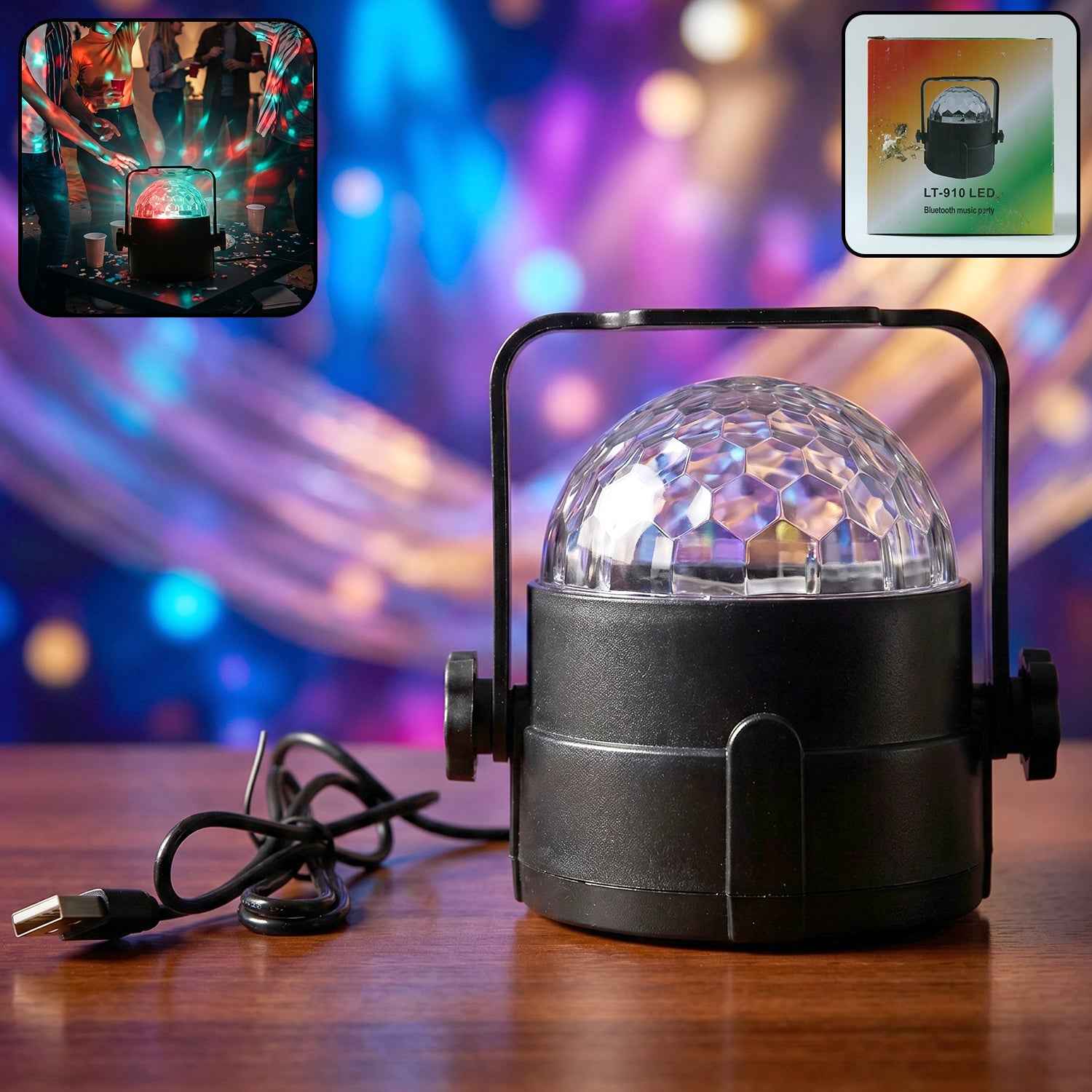 LED Disco Light Projector – USB Party & Star Light | JubileeJoy