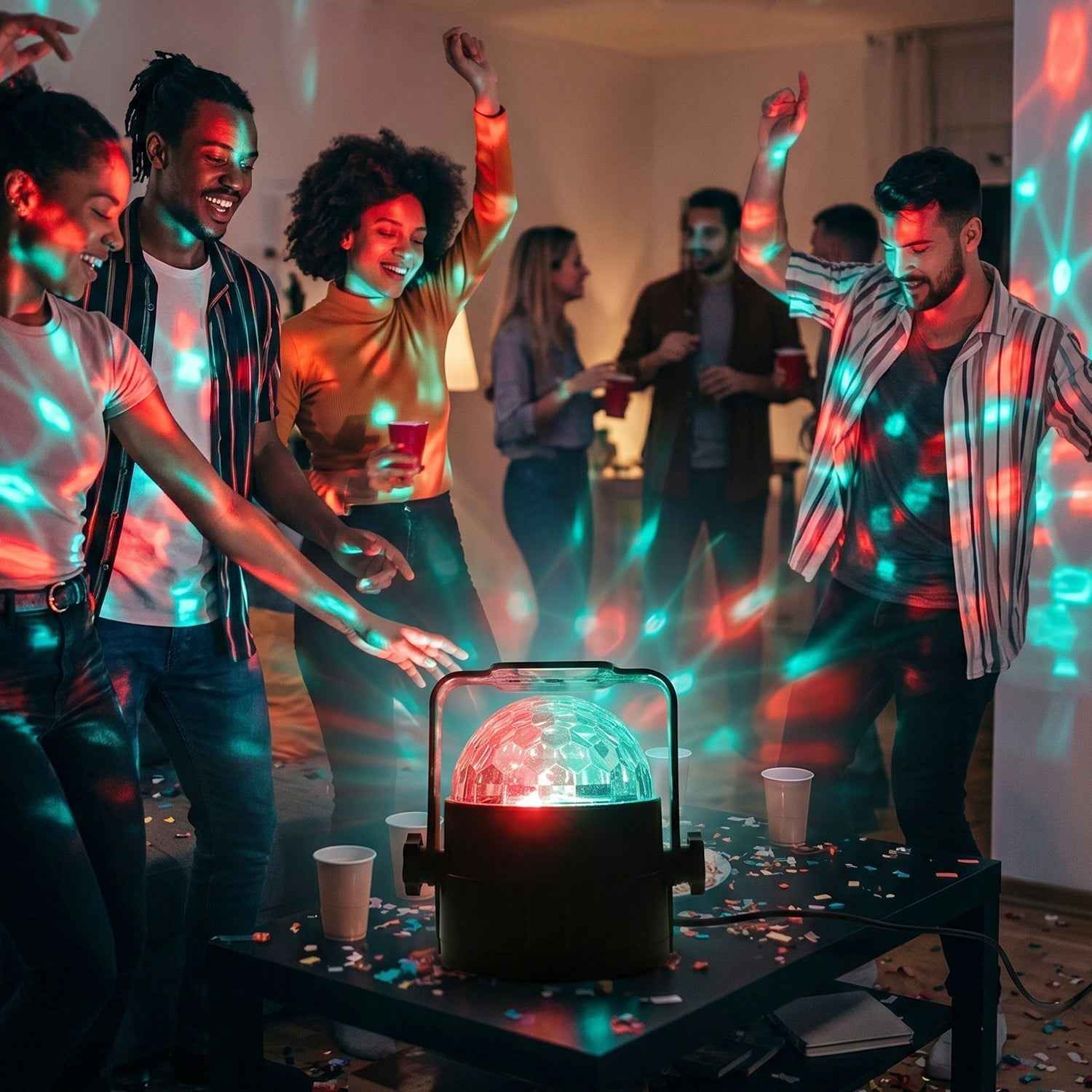 LED Disco Light Projector – USB Party & Star Light | JubileeJoy