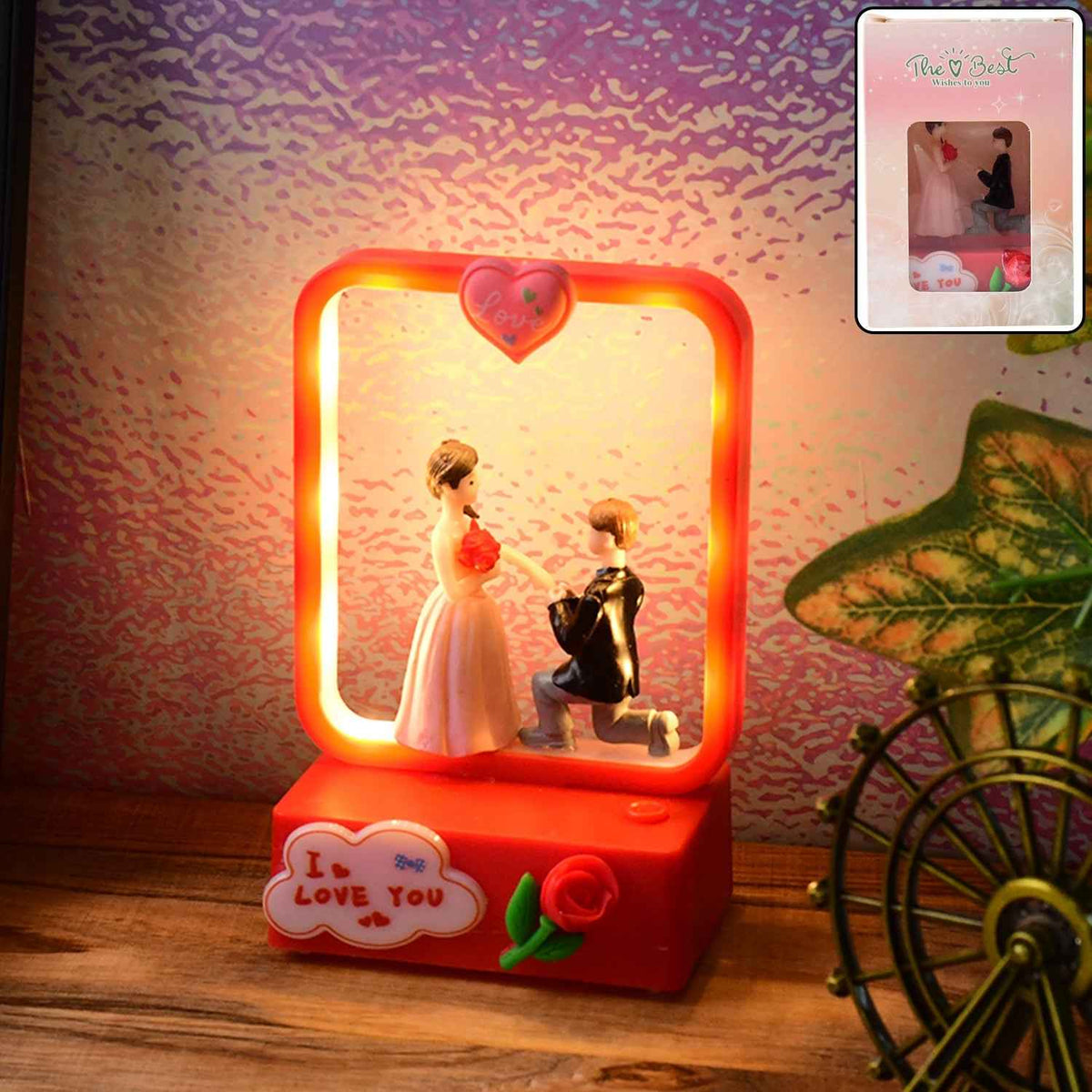 Romantic LED Love Couple Night Lamp – Warm Ambient Glow