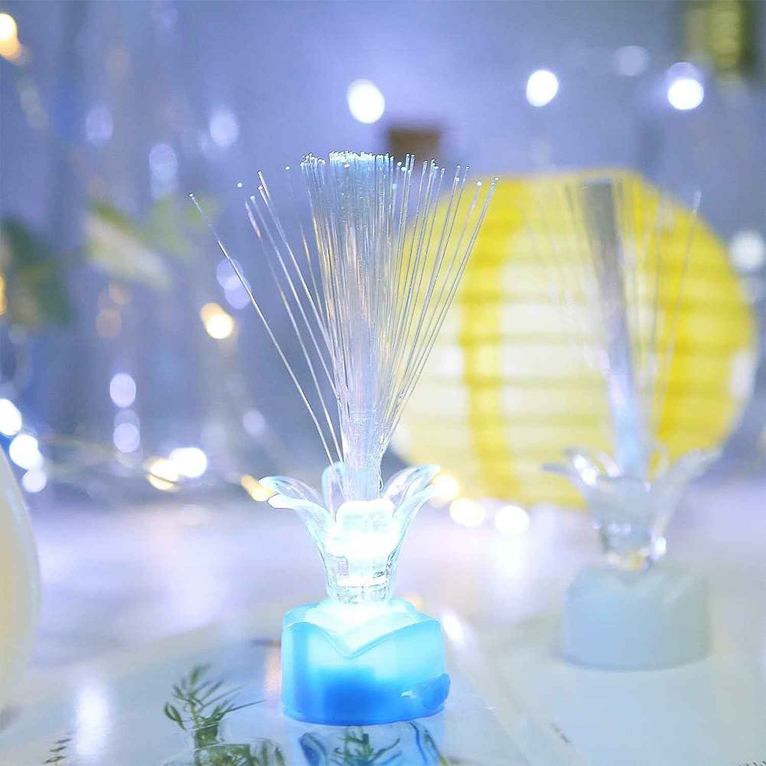 LED Fiber Optic Flower Night Lamps – Multi-Color Ambient Glow Set