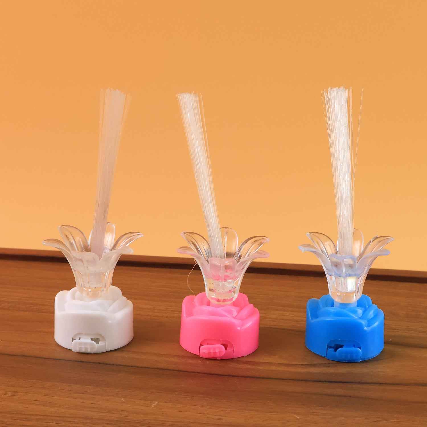 LED Fiber Optic Flower Night Lamps – Multi-Color Ambient Glow Set