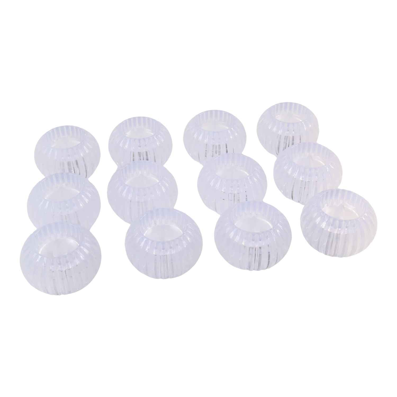 LED Crystal-Effect Flameless Candles – Set of 12 Battery-Operated Tealights