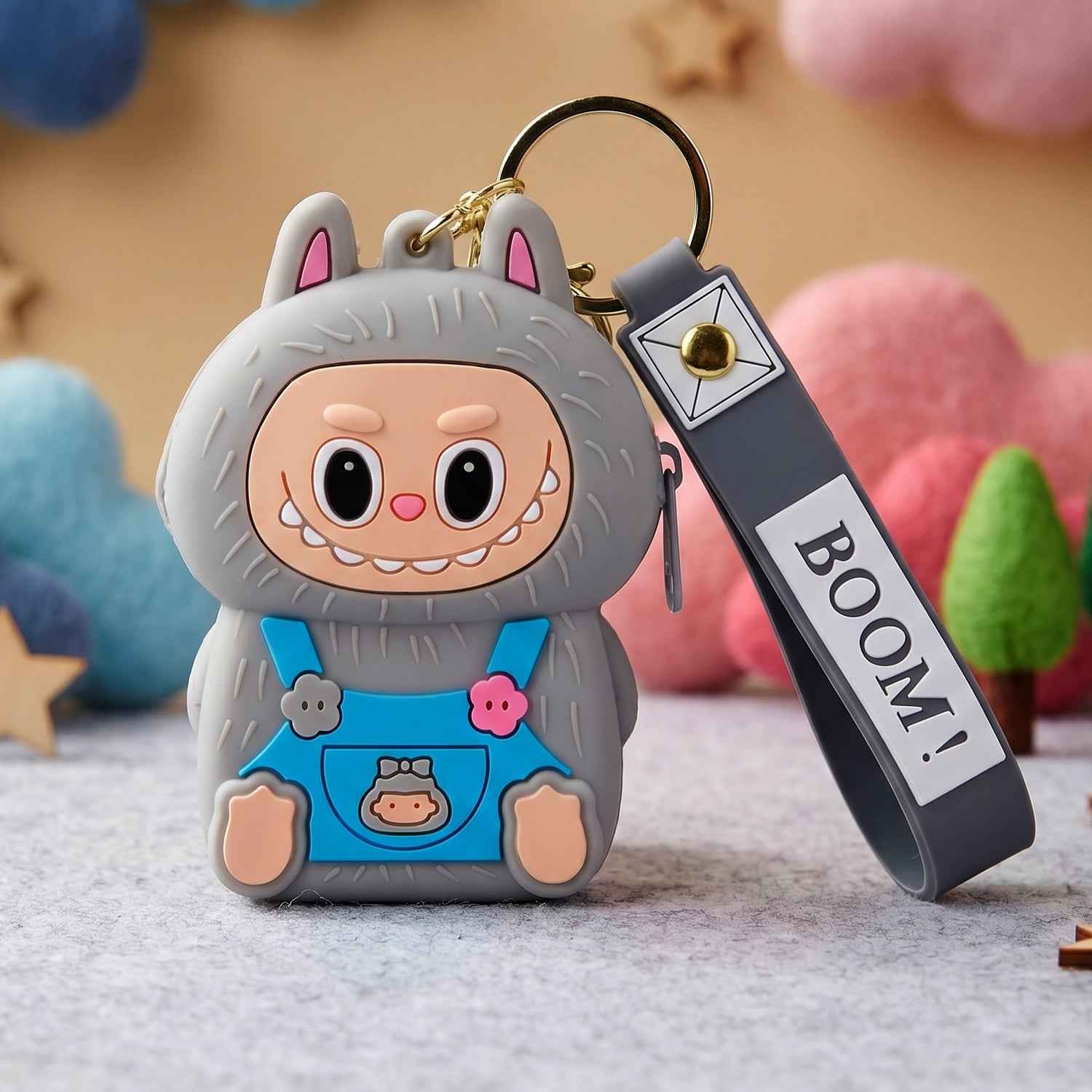 Mini Pouch Keychain Ð Compact Silicone Storage for Essentials