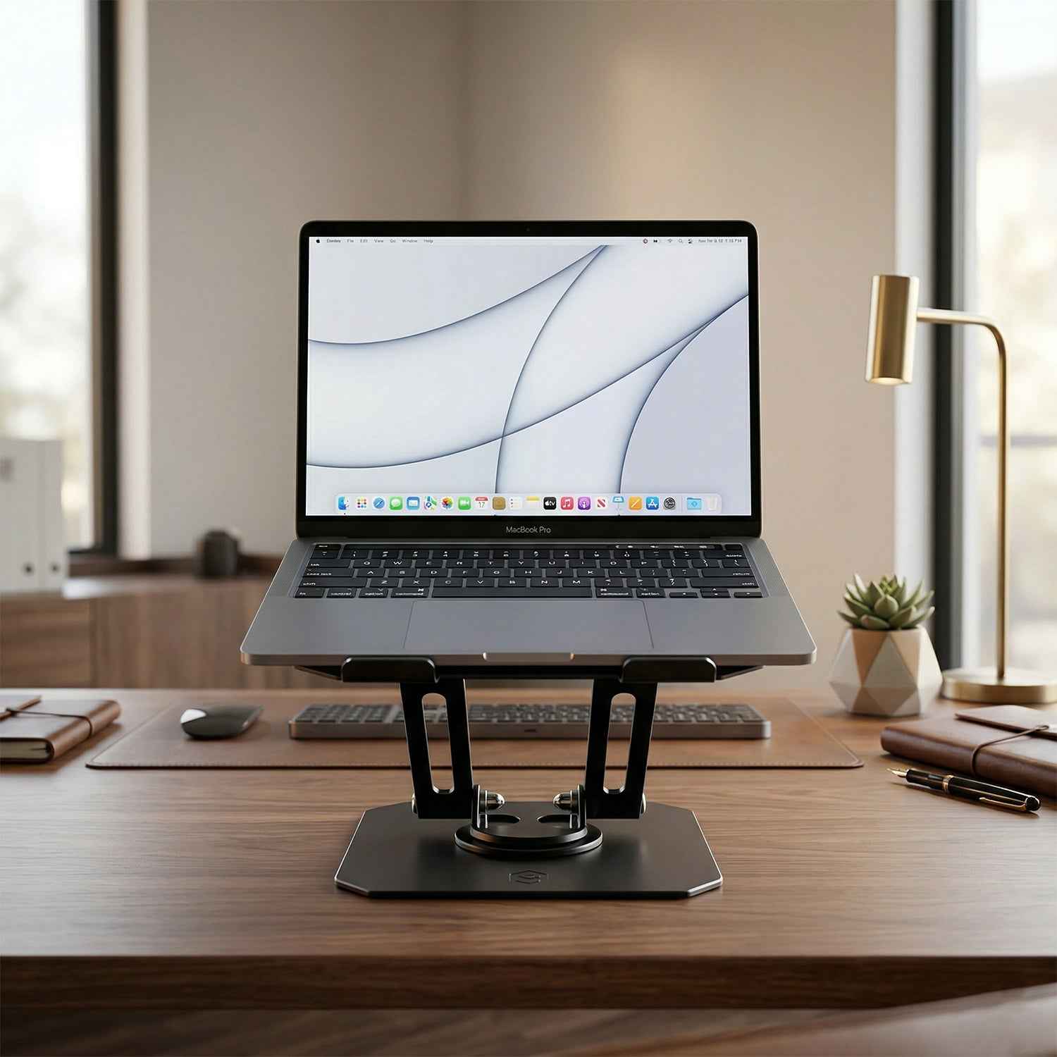 Premium Adjustable Foldable Metal Tablet Stand – 360° Rotating & Ergonomic