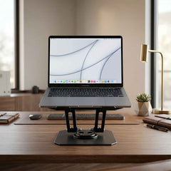 Premium Adjustable Foldable Metal Tablet Stand – 360° Rotating & Ergonomic