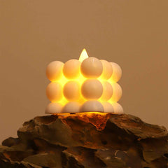 LED Bubble Candles – Set of 6 Flameless Decorative Lights