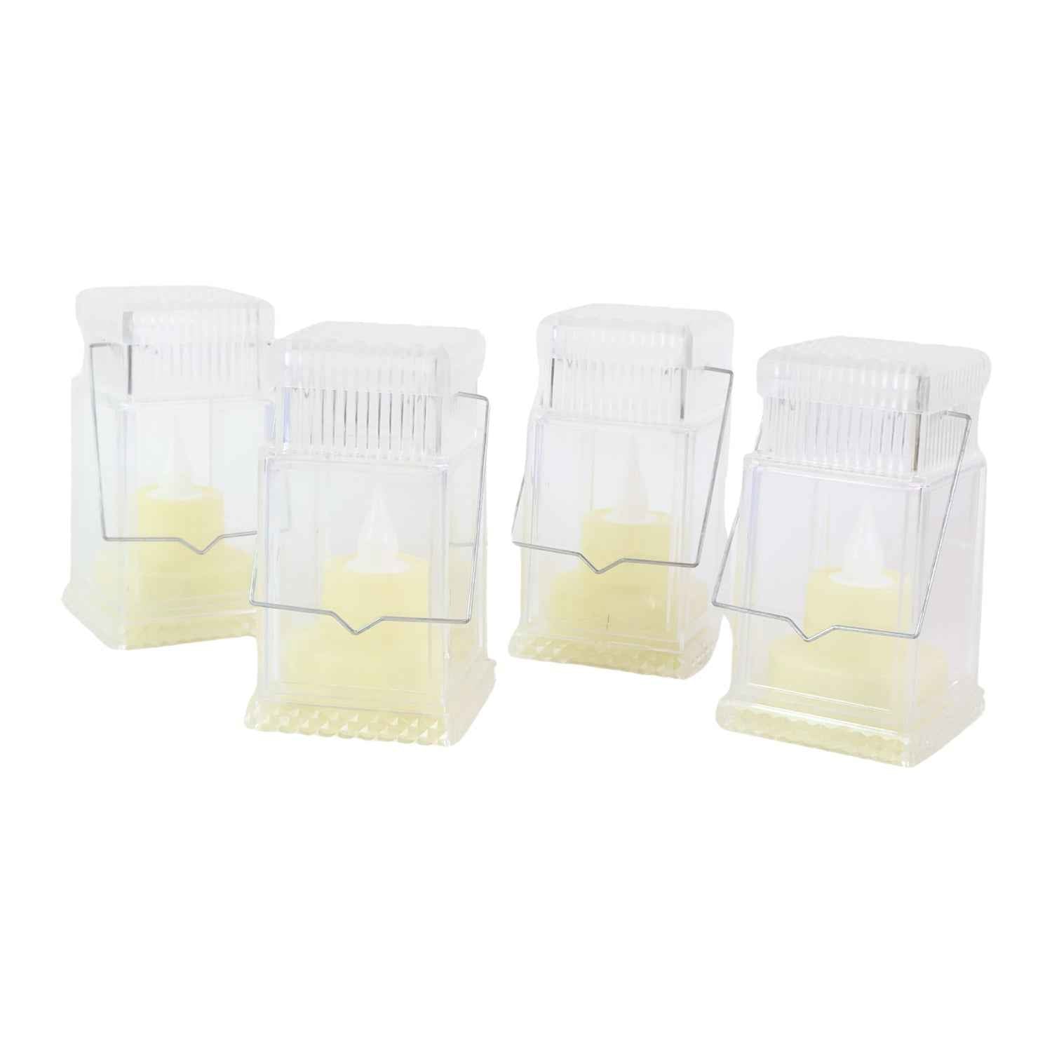 LED Flameless Lantern Candles – Safe Warm Glow Set of 4