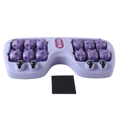 Manual Plastic Roller Foot Massager with Acupressure Nodes for Both Feet (1 Pc)