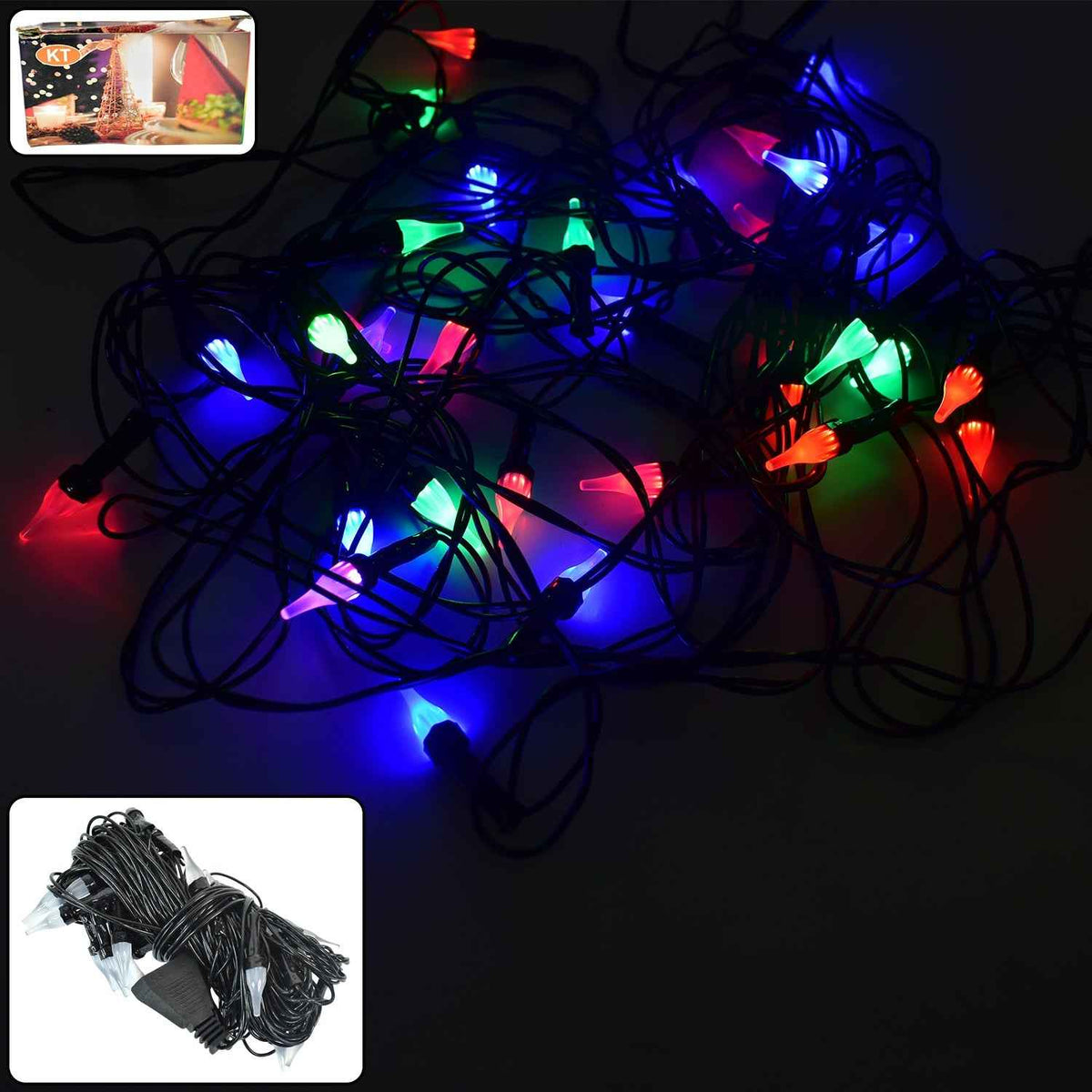 Multi-Color LED String Lights – 8 Meter Festival Fairy Lights