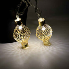 Metal Ball LED String Light – 3 Meter Warm Decorative Lighting