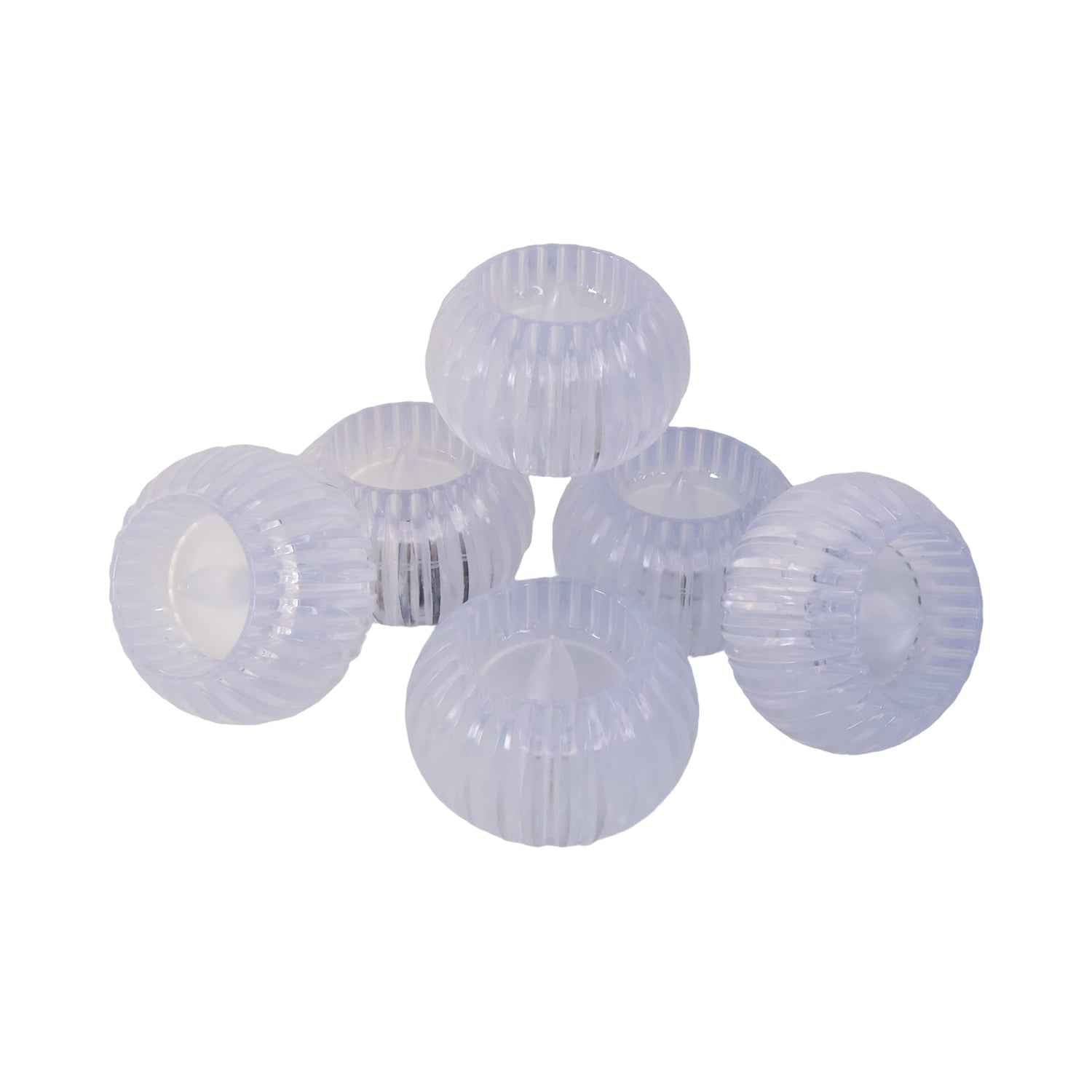 LED Flameless Tealight Candles – Crystal Design Warm Glow Set
