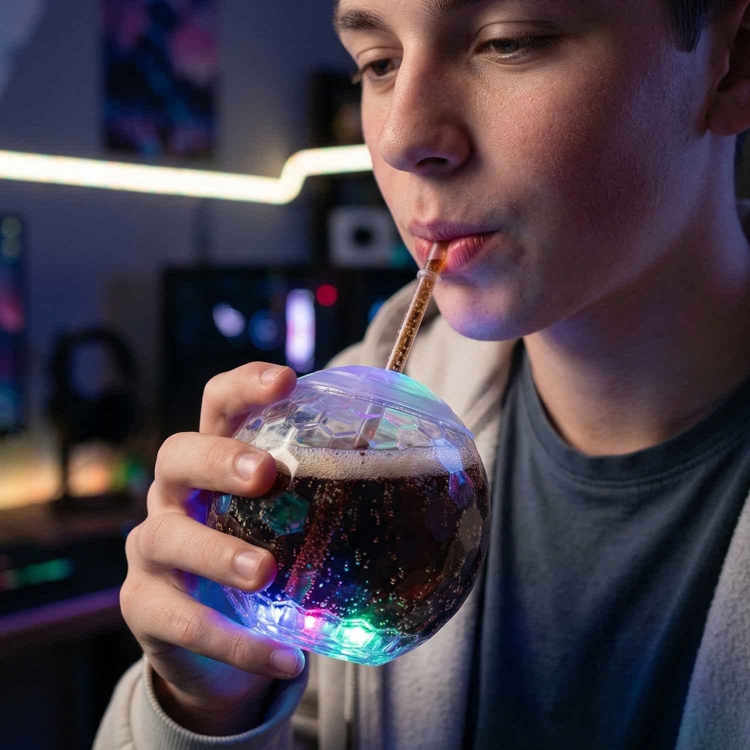 LED Glow Drink Cup – Vibrant Color Changing Light Up Drinkware