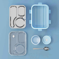 Stainless Steel Lunch Box – Airtight Compartment Tiffin for Meals