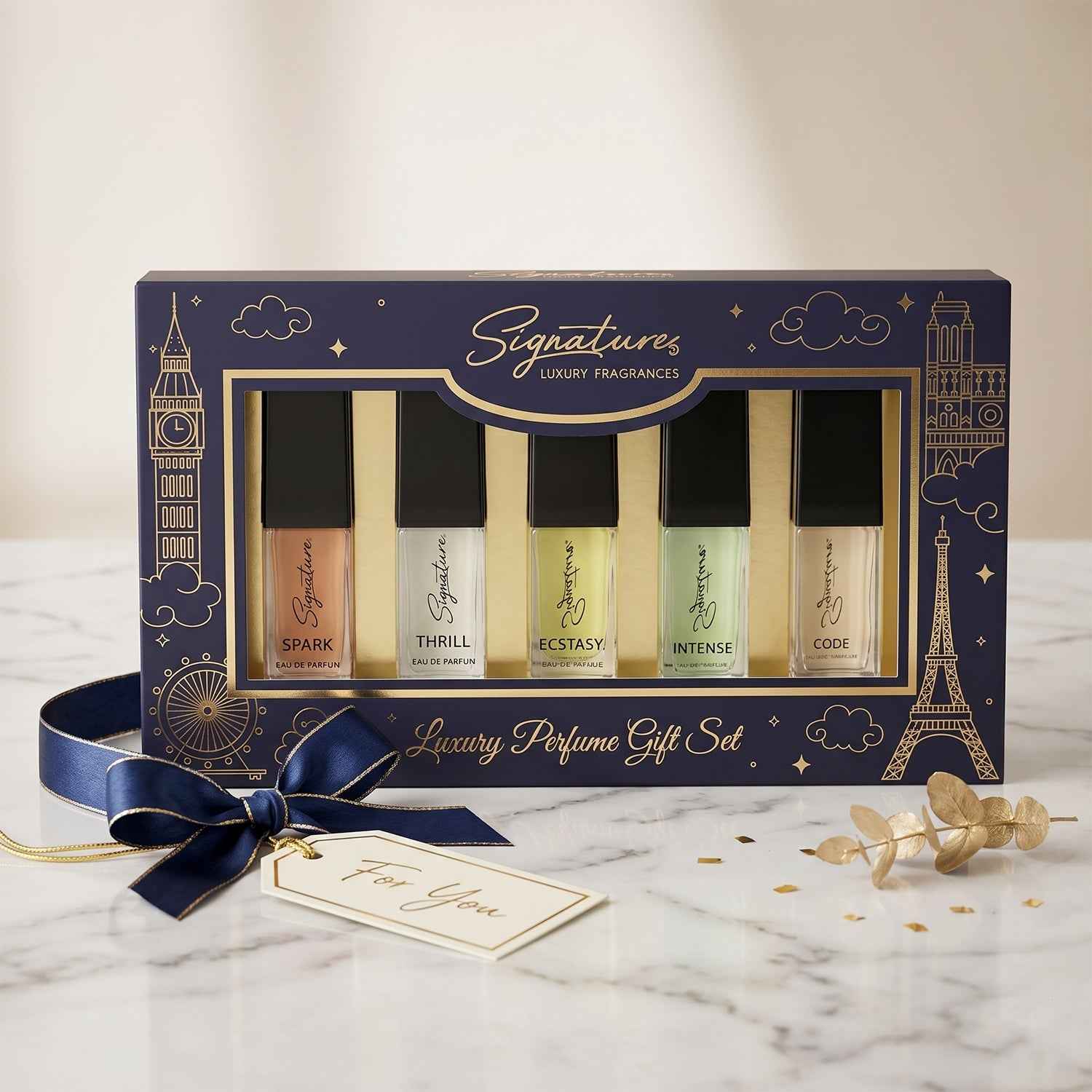 Luxury Perfume Gift Set Ð 5 Long-Lasting Eau de Parfums in Travel Size