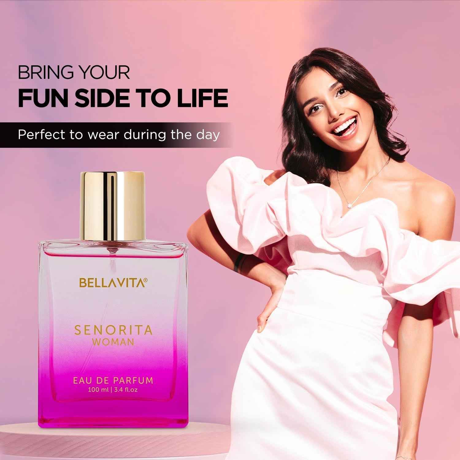 Bellavita Senorita Woman Perfume – Long Lasting Floral & Fruity