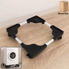 Adjustable Washing Machine Stand – Heavy-Duty Anti-Vibration Support