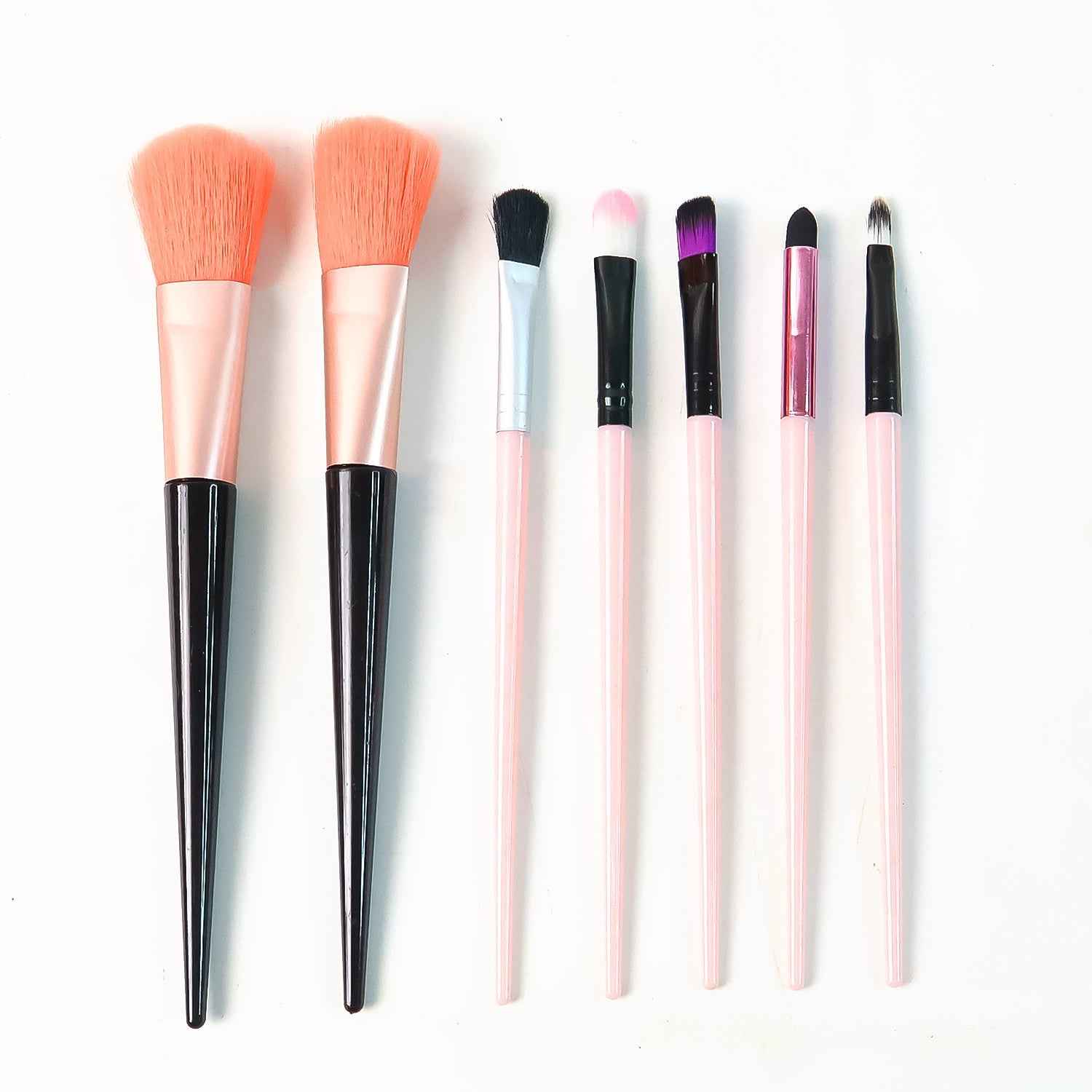 Professional Soft Makeup Brush Set – 7-Pc with Travel Pouch